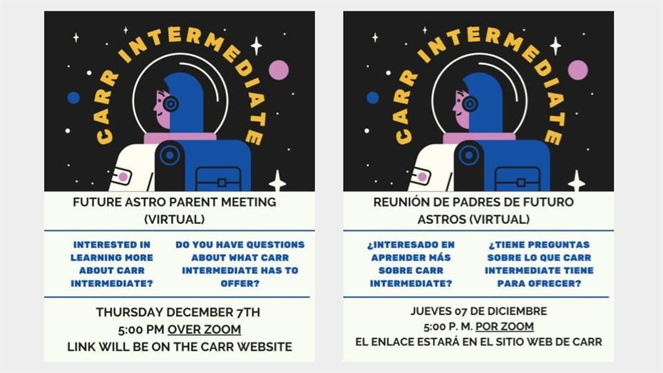  Future Astro Parent Meeting